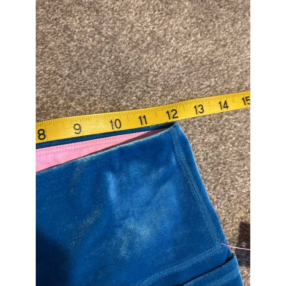 Lilly Pulitzer Weekender High Rise Velvet Leggings Women’s Size Small Teal Bay - Picture 7 of 16